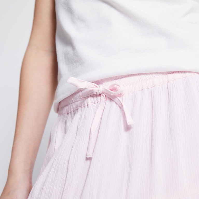 Frill skirt "Blake star" Soft Pink